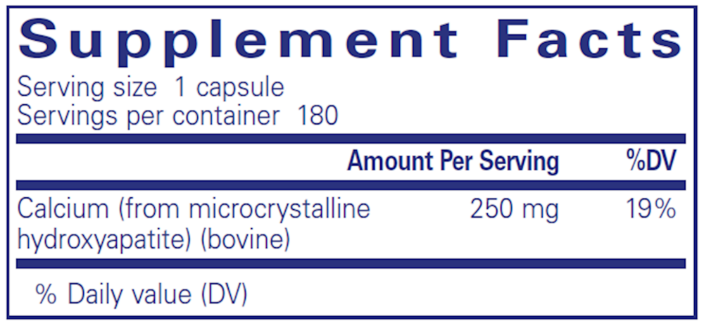 Pure Encapsulations Calcium (MCHA) - Image 3