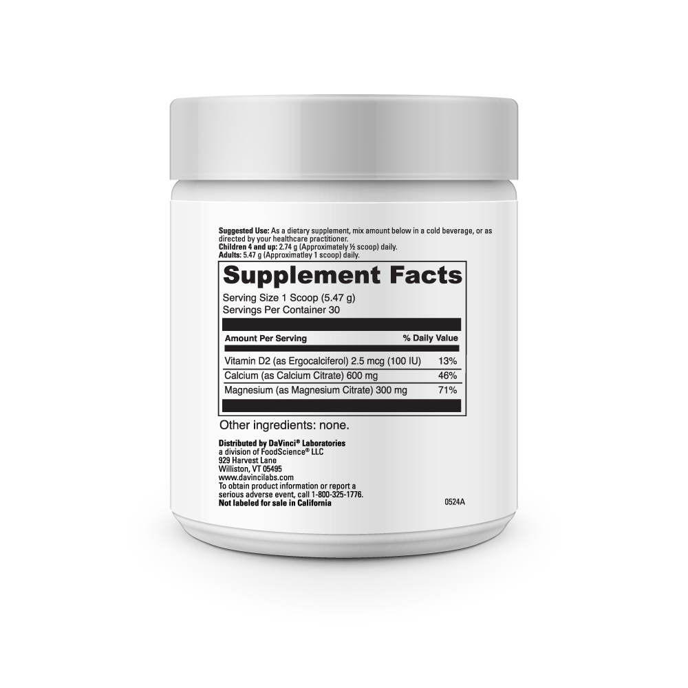 DaVinci Labs Cal-Mag Citrate Powder - Image 3