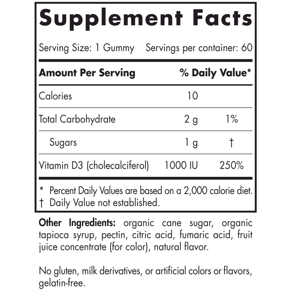 Nordic Naturals Vitamin D3 Gummies - Image 3