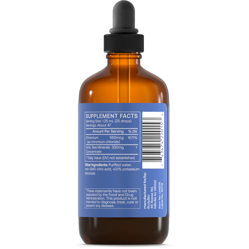 Body Bio Chromium Liquid Mineral - Image 3