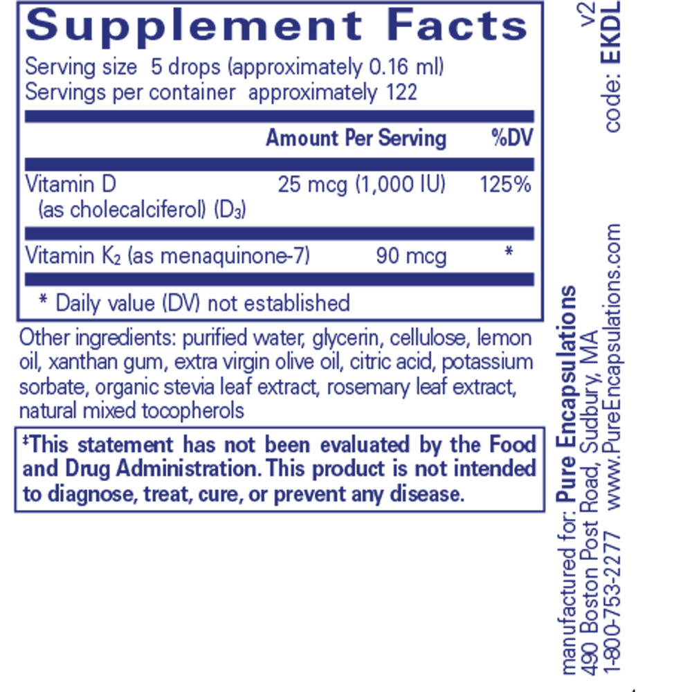 Pure Encapsulations EmulsiSorb K2/D3 liquid - Image 3