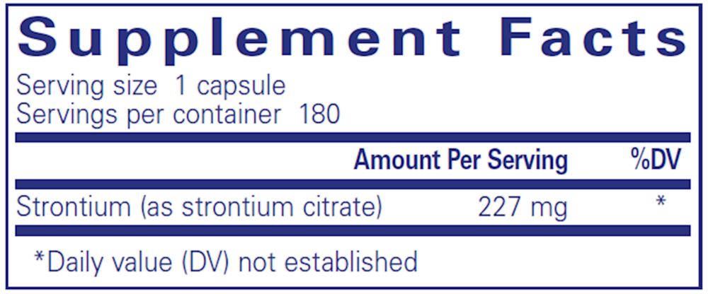 Pure Encapsulations Strontium (Citrate) - Image 6