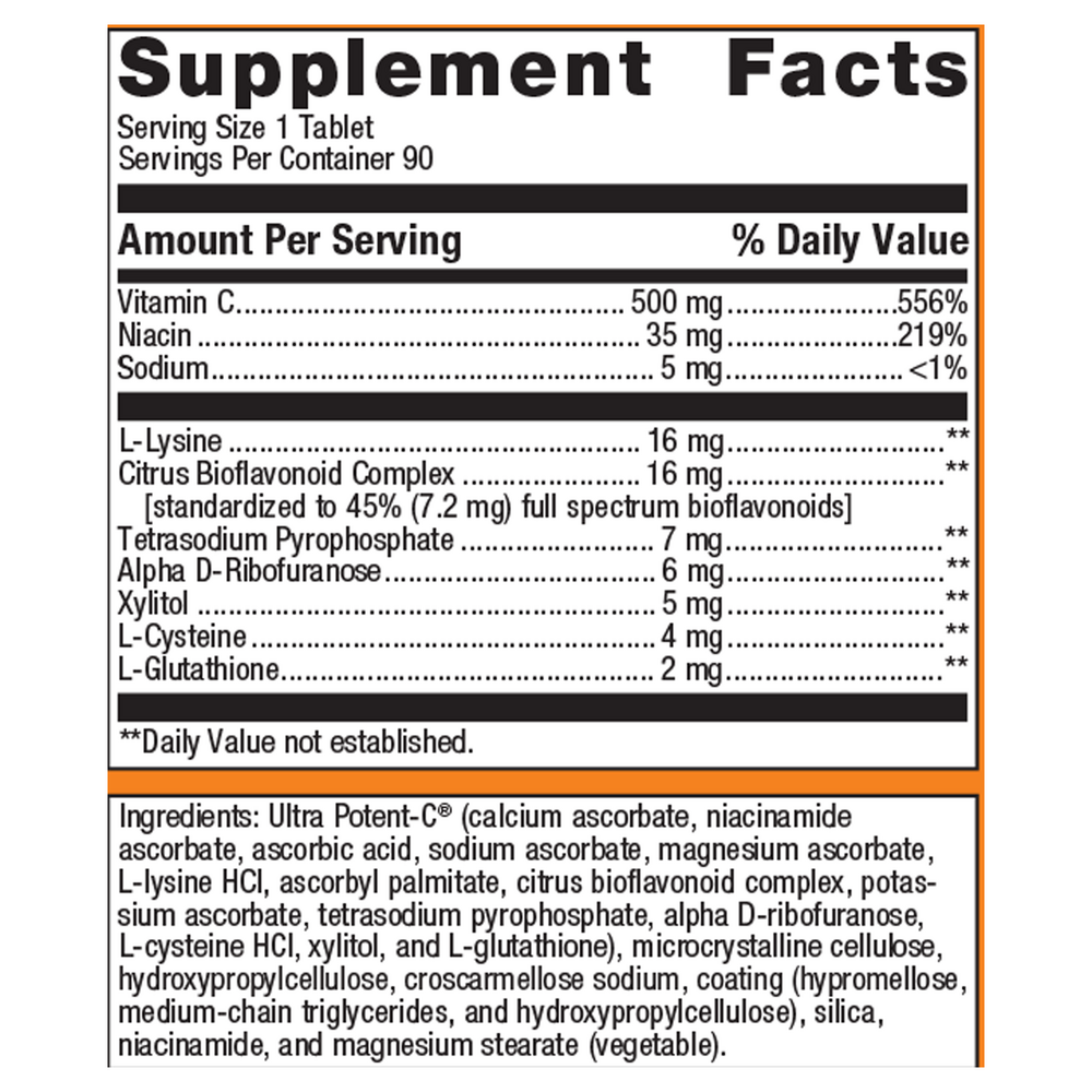 Metagenics Ultra Potent-C® 500 Vitamin C - Image 3