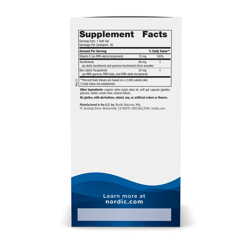 Nordic Naturals Vitamin E Complex - Image 3