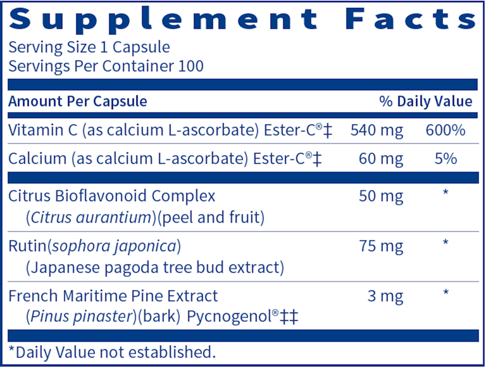 Klaire Labs/SFI Health Ester-C® Bio - Image 3