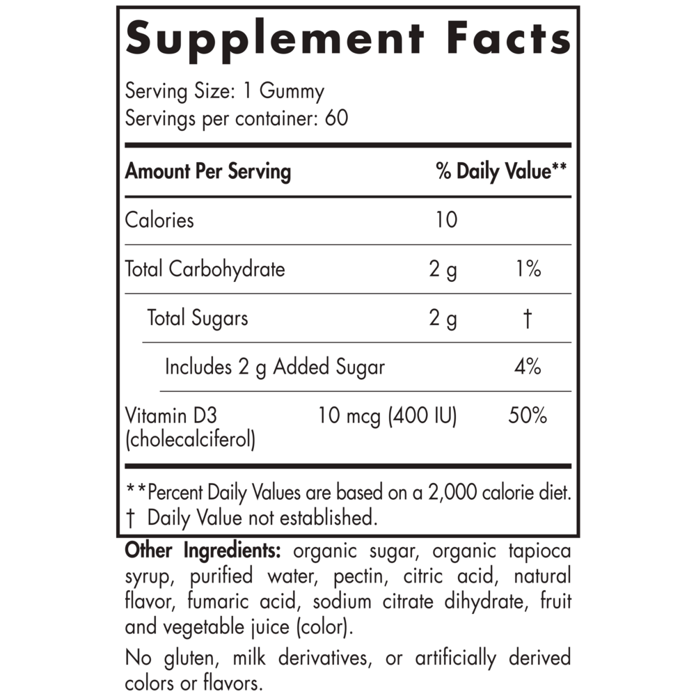 Nordic Naturals Vitamin D3 Gummies Kids - Image 3