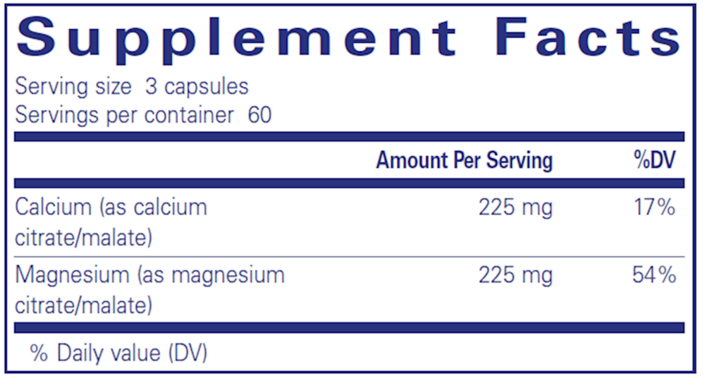 Pure Encapsulations Calcium Mag (Citrate/Malate) - Image 3