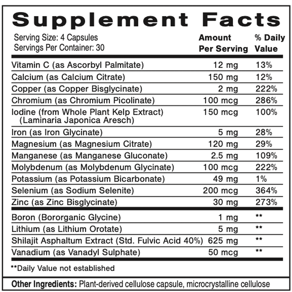 Quicksilver Scientific Dr. Shade's Catalyzed Mineral Complex with Shilajit and Laminaria - Image 3