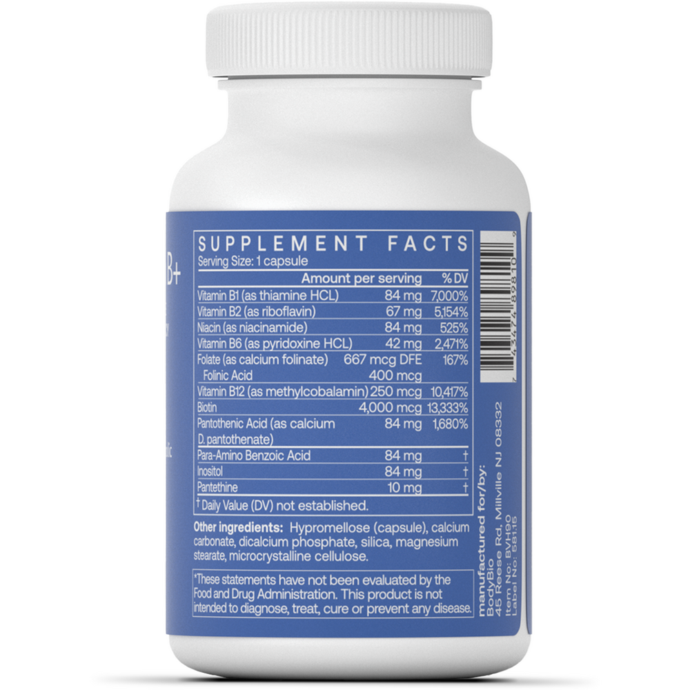 Body Bio B Vitamins High Dose - Image 3
