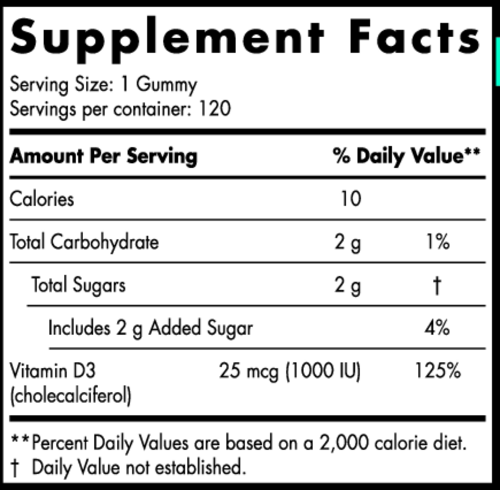 Nordic Naturals Vitamin D3 Gummies Sport - Image 3