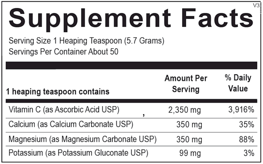 Ortho Molecular Products Buffered Lemon C Powder (California Only) - Image 3