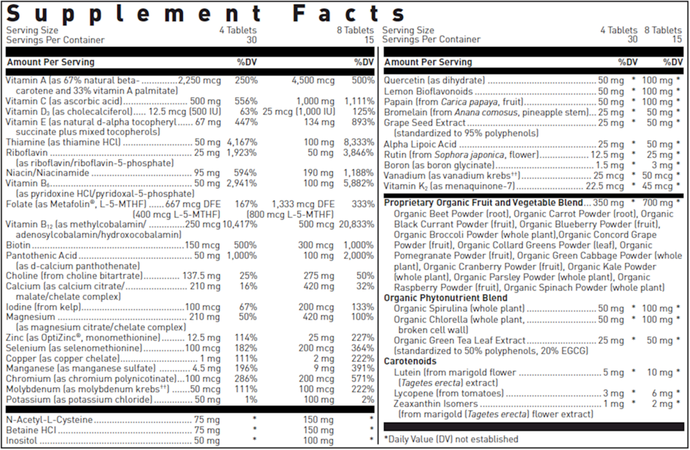 Douglas Labs Ultra Preventive X Tablets - Image 3