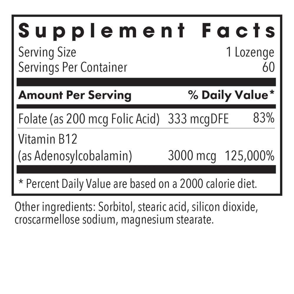 Allergy Research Group B12 Adenosylcobalamin 3,000mcg - Image 3