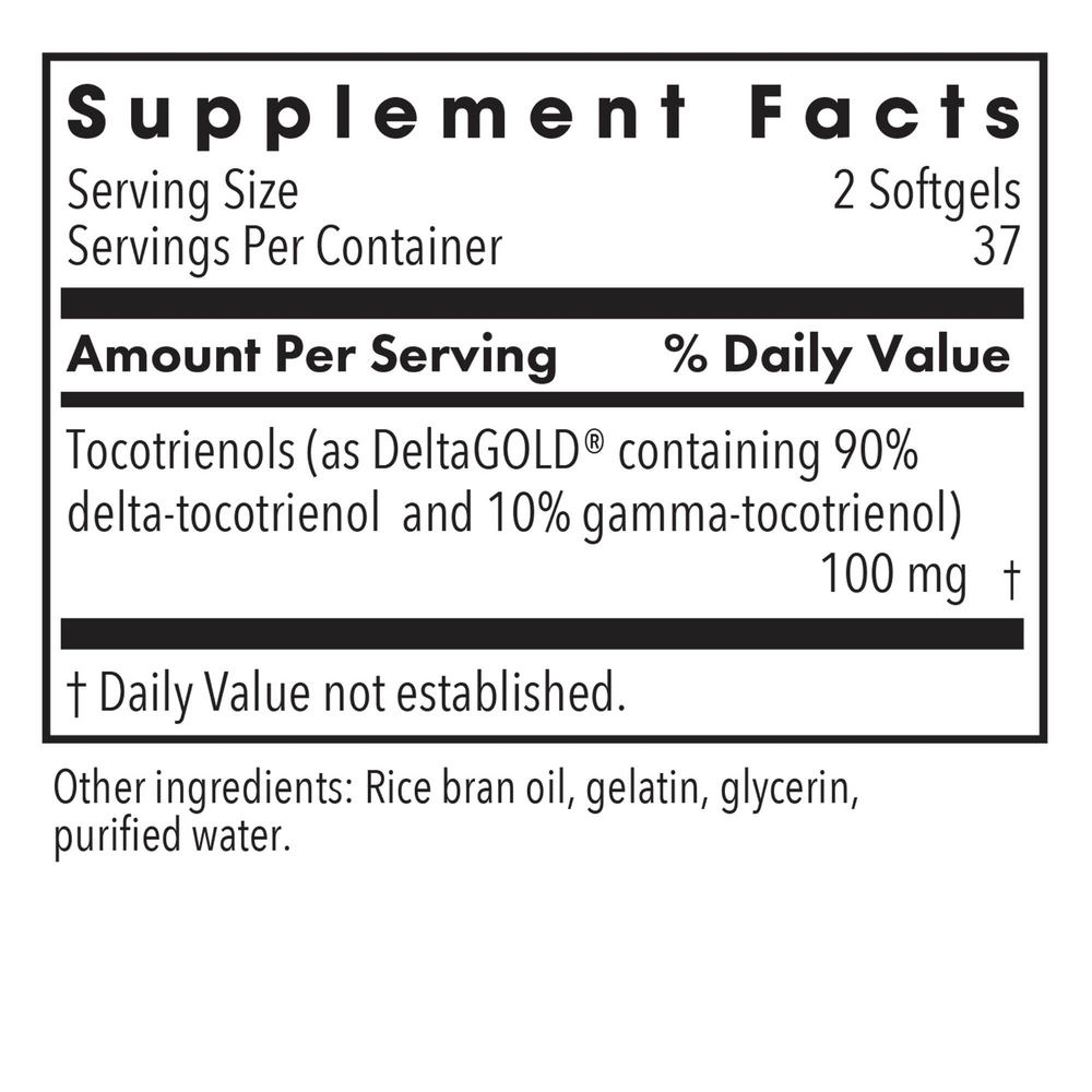 Allergy Research Group Delta-Fraction Tocotrienols 50mg - Image 3