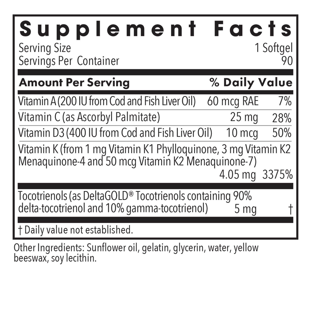 Allergy Research Group Full Spectrum Vitamin K - Image 3