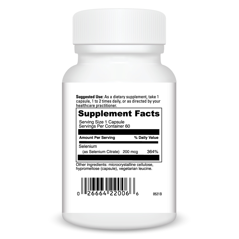 DaVinci Labs Selenium Citrate 200mcg - Image 3