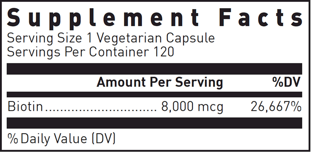 Douglas Labs Biotin 8mg - Image 3