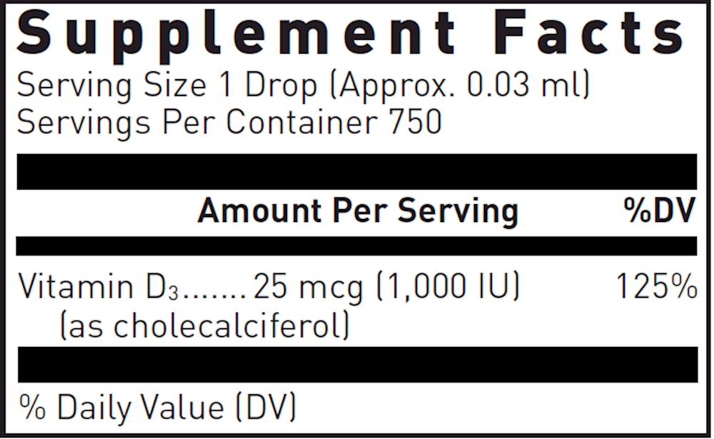 Douglas Labs Liquid Vitamin D3 - Image 3