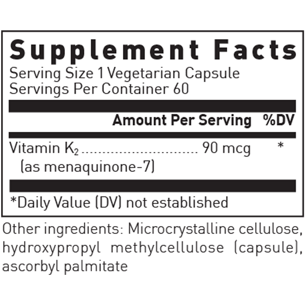 Douglas Labs Vitamin K2 w/Menaquinone-7 (Soy-Free) - Image 3
