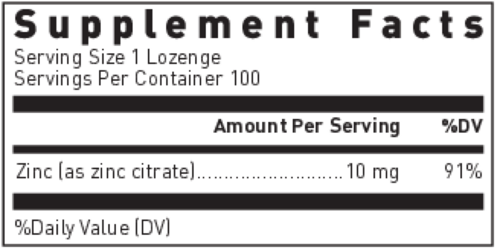 Douglas Labs Zinc Lozenges - Image 3