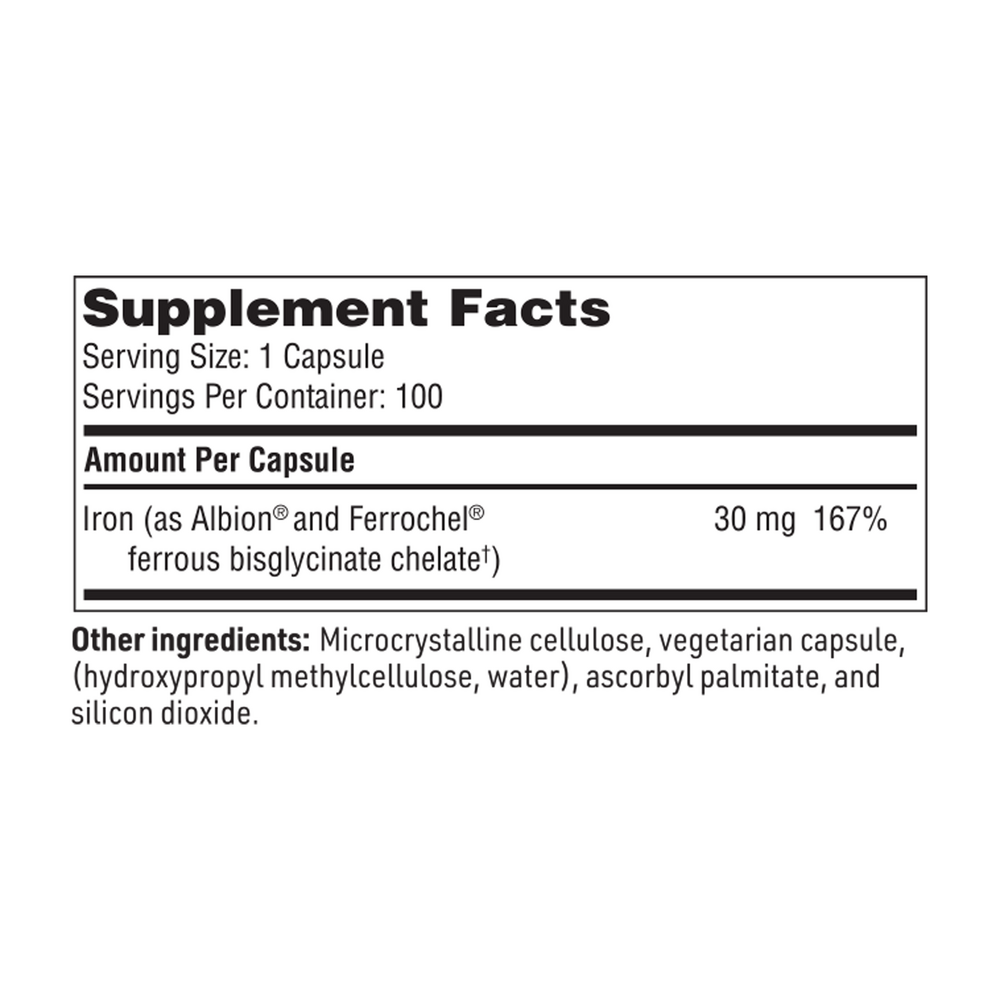 Klaire Labs/SFI Health Iron Chelate - Image 3