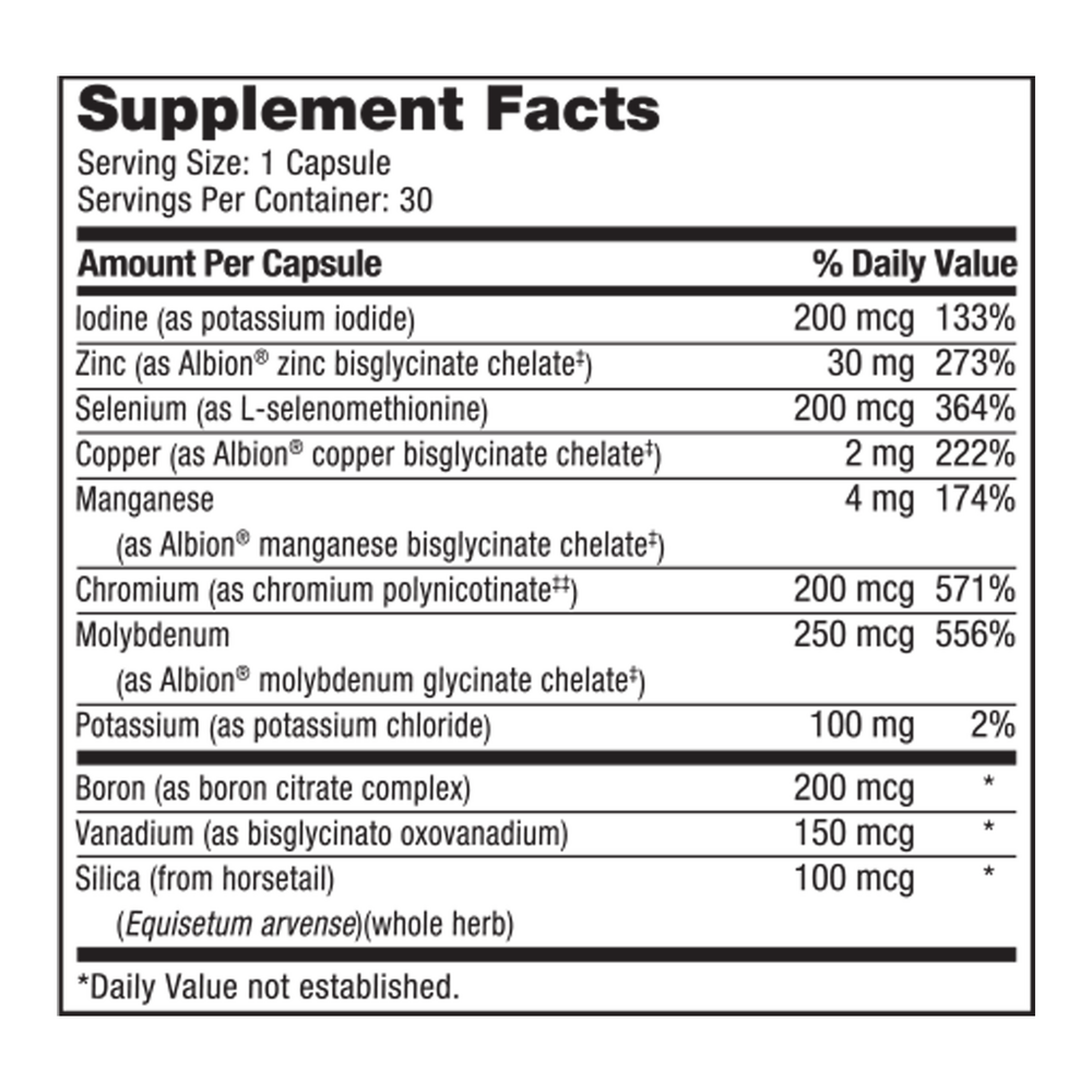 Klaire Labs/SFI Health LDA Trace Mineral Complex - Image 3