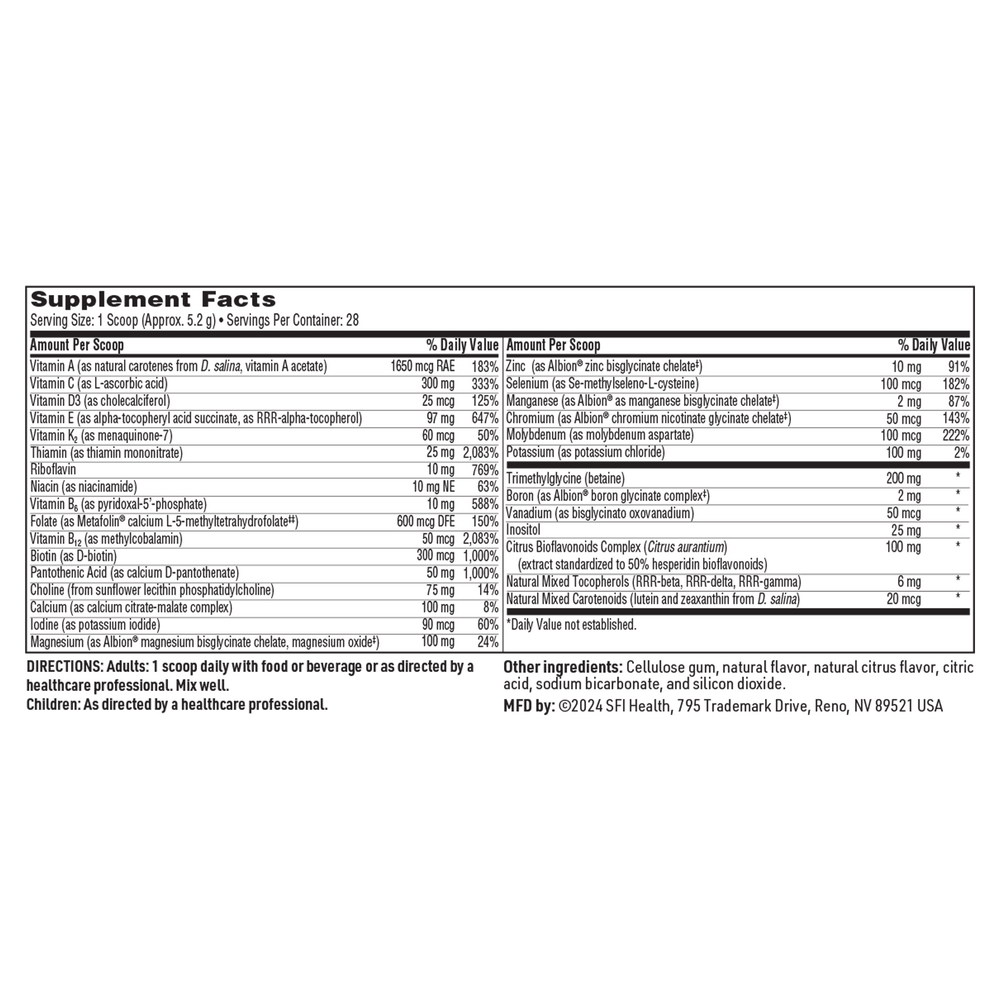 Klaire Labs/SFI Health VitaSpectrum (Citrus) - Image 3