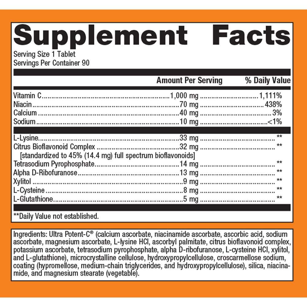 Metagenics Ultra Potent-C® 1000 Vitamin C - Image 3