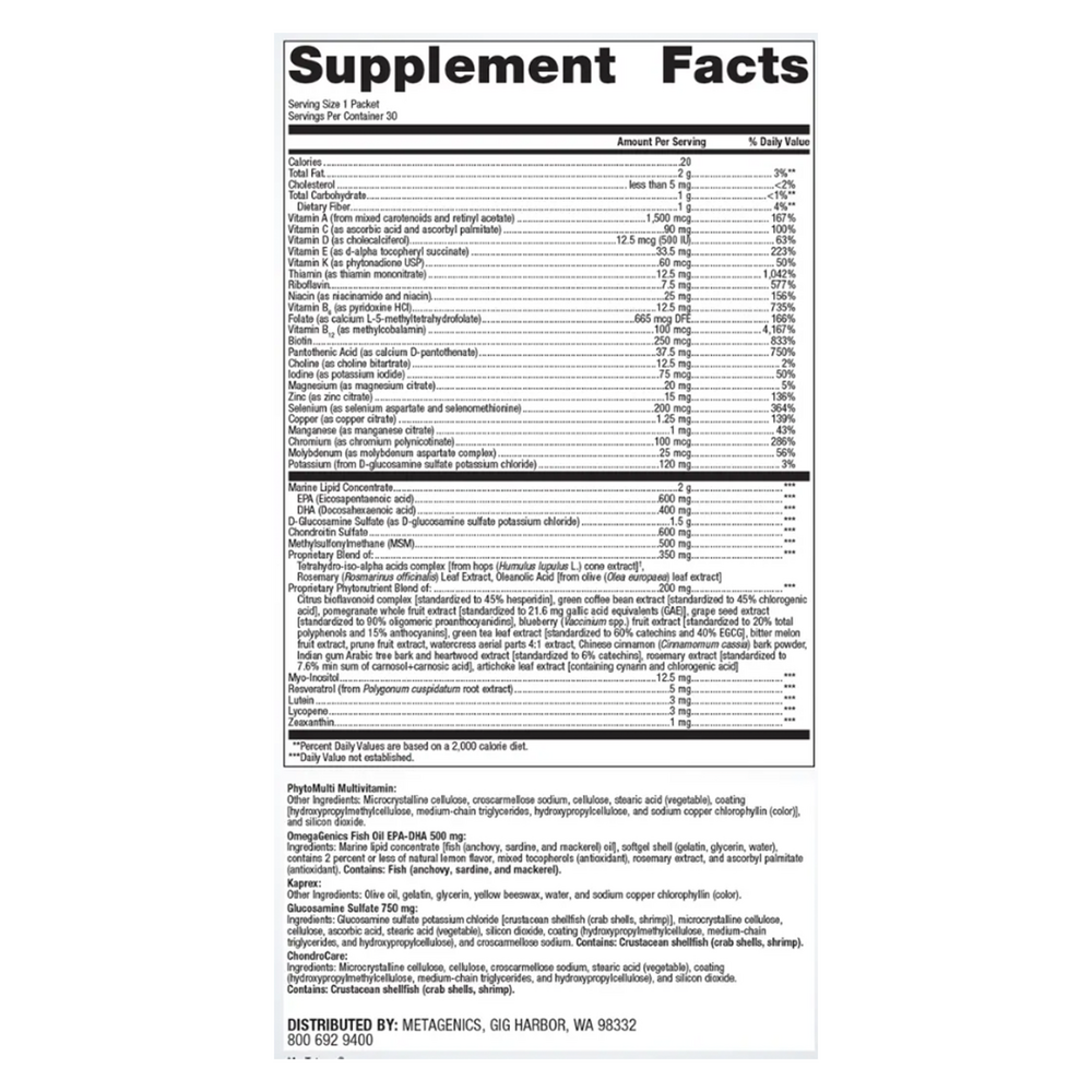 Metagenics Wellness Essentials® Active - Image 3