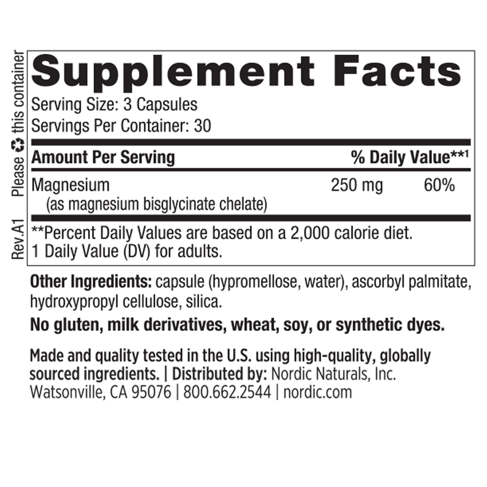 Nordic Naturals Magnesium Glycinate - Image 3