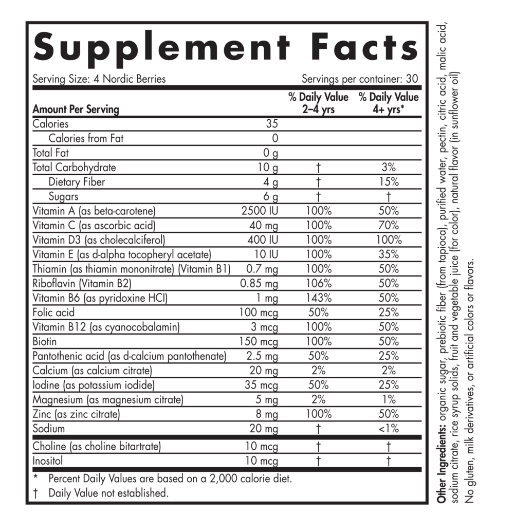 Nordic Naturals Nordic Berries Cherry Berry - Image 3