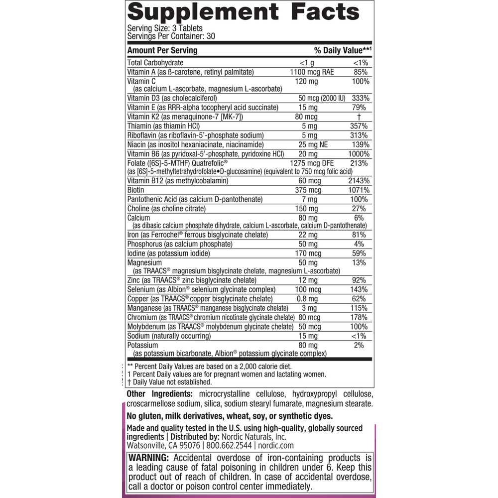 Nordic Naturals Prenatal Multivitamin Minis - Image 3