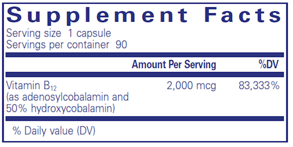 Pure Encapsulations Adenosyl/Hydroxy B12 - Image 3