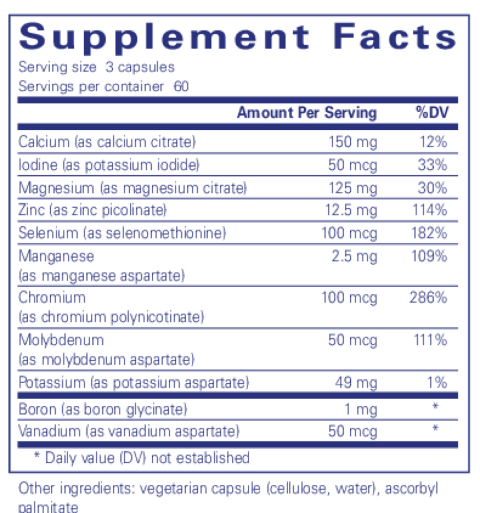 Pure Encapsulations Mineral 650 W/O Cu &Fe - Image 3