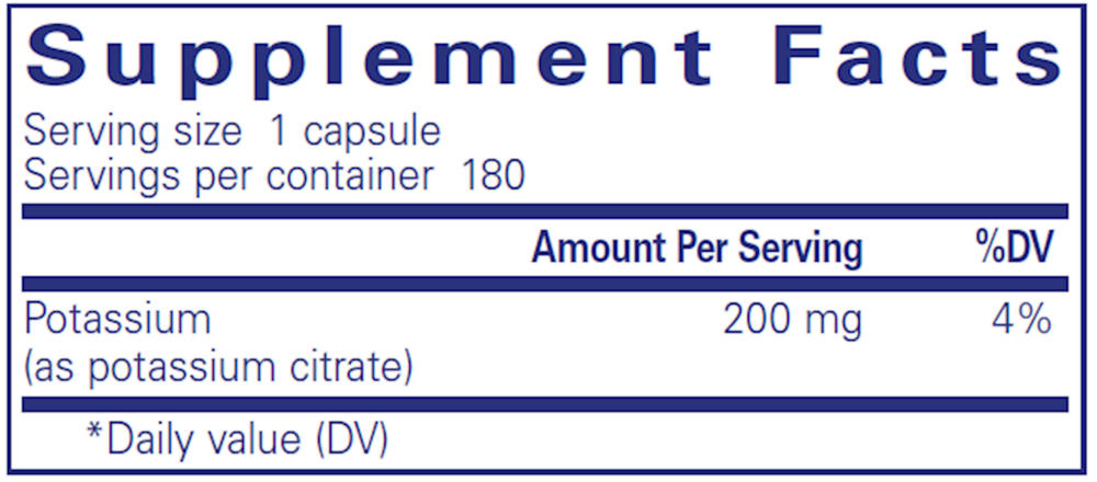 Pure Encapsulations Potassium (Citrate) - Image 6