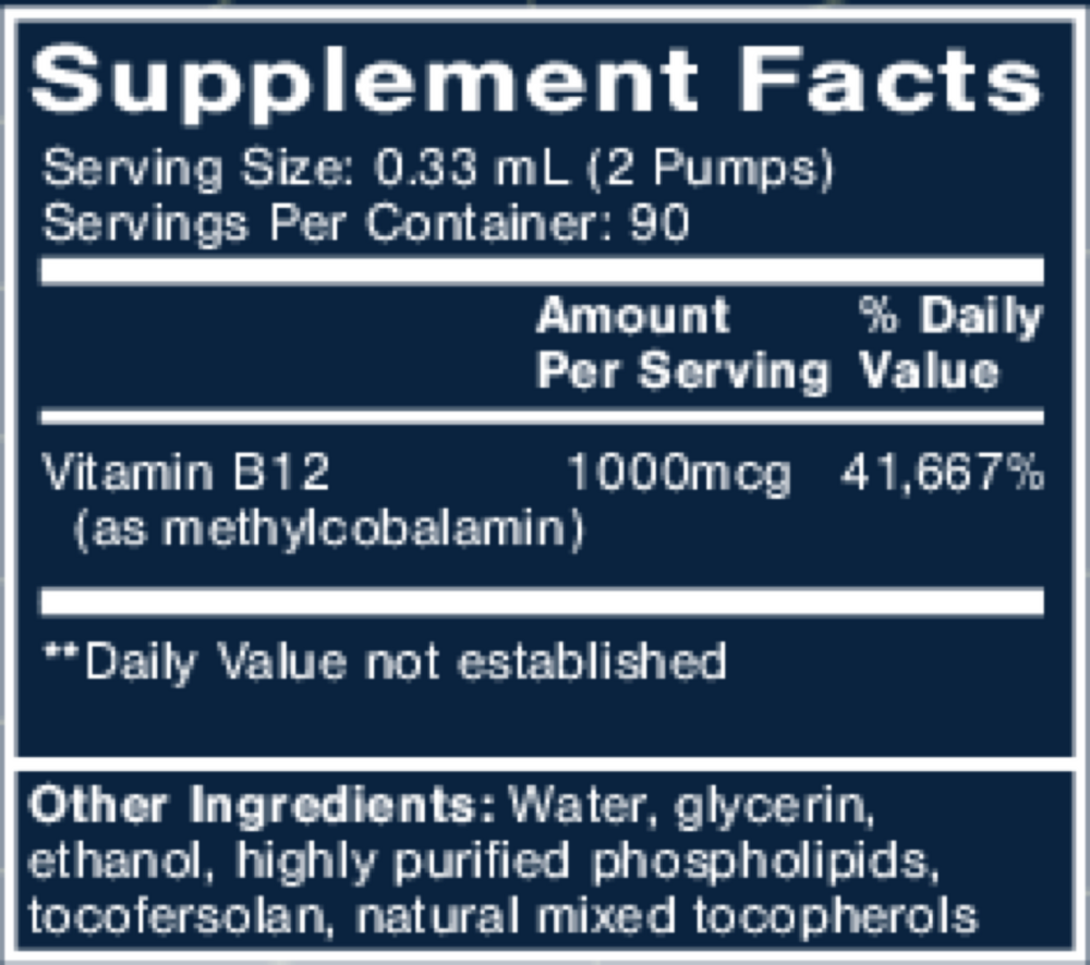 Quicksilver Scientific Liposomal Methyl B-12 - Image 3
