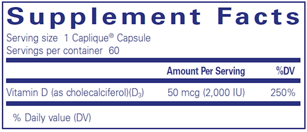 Pure Encapsulations Vitamin D3 VESIsorb - Image 3