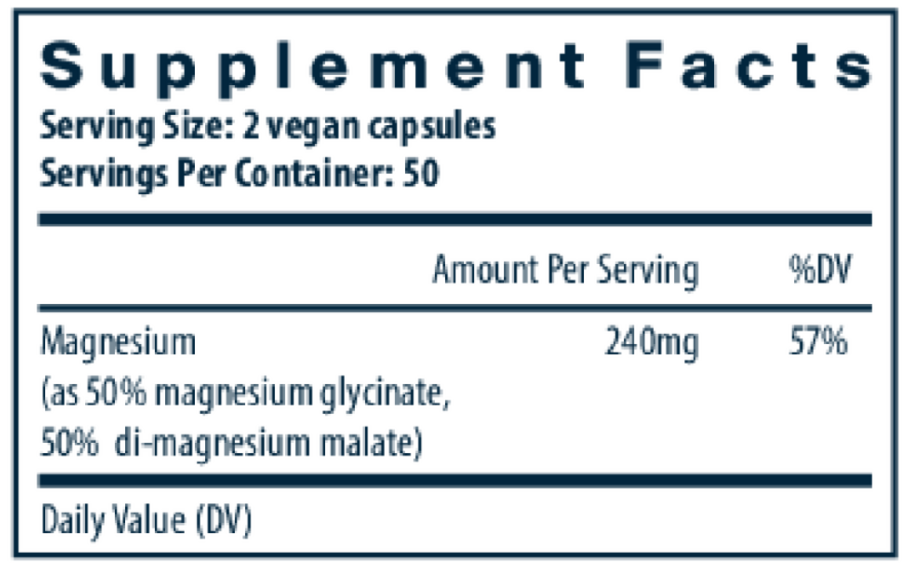 Vital Nutrients Magnesium (glycinate/malate) - Image 3