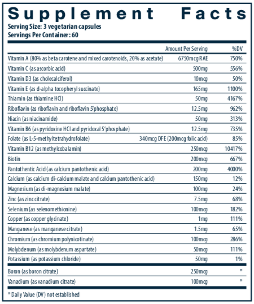Vital Nutrients Multi-Nutrients (No Iron or Iodine) - Image 3