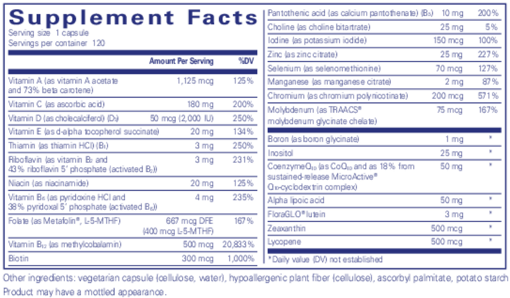 Pure Encapsulations O.N.E. Multivitamin - Image 9