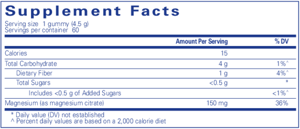 Pure Encapsulations Magnesium Gummy - Image 3