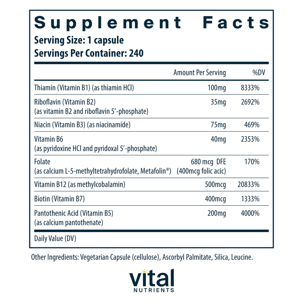 Vital Nutrients B-Complex - Image 7