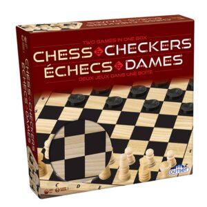CHESS & CHECKERS - Two Timeless Strategy Games in One Box