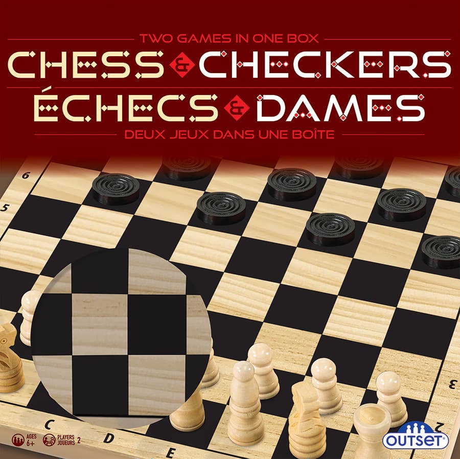 CHESS & CHECKERS - Two Timeless Strategy Games in One Box - Image 4
