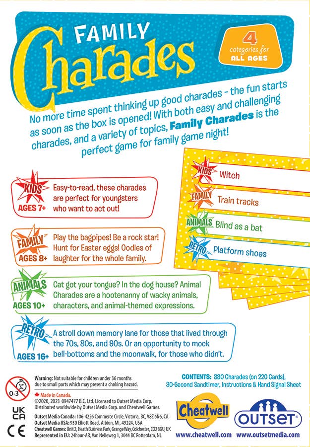 Family Charades Retro Design - Perfect for Family Game Night - Image 2