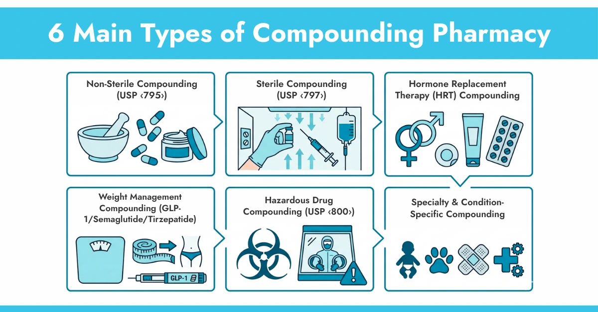 Main Types of Compounding Pharmacy