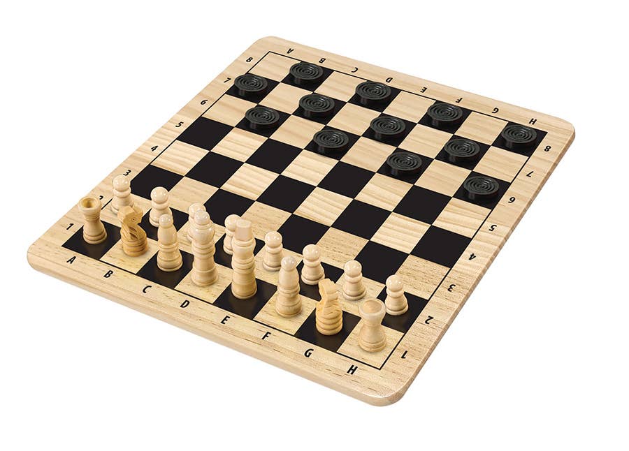 CHESS & CHECKERS - Two Timeless Strategy Games in One Box - Image 3