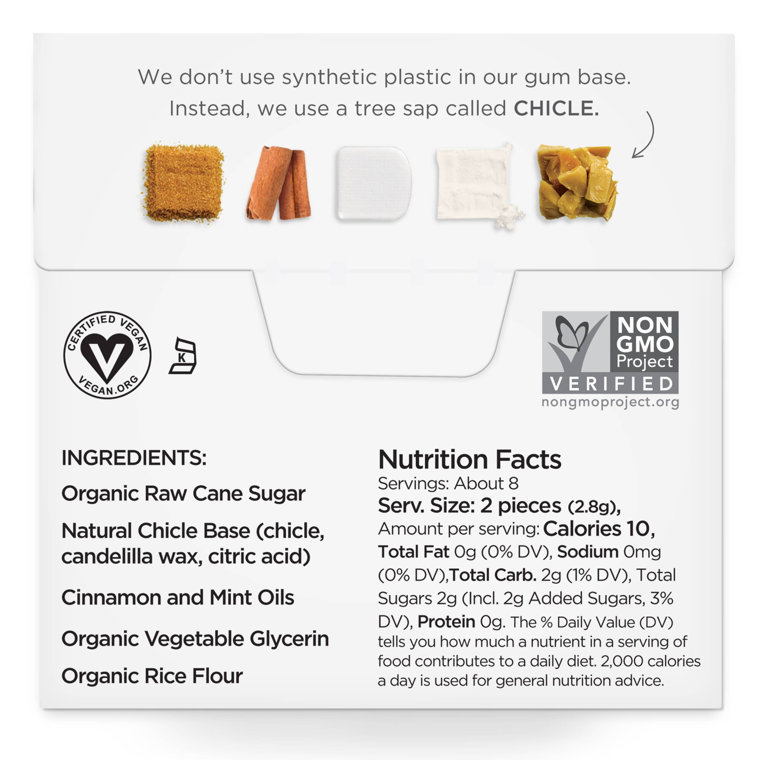 Cinnamon Chewing Gum - Natural + Plastic-Free | 12 Pack - Image 6