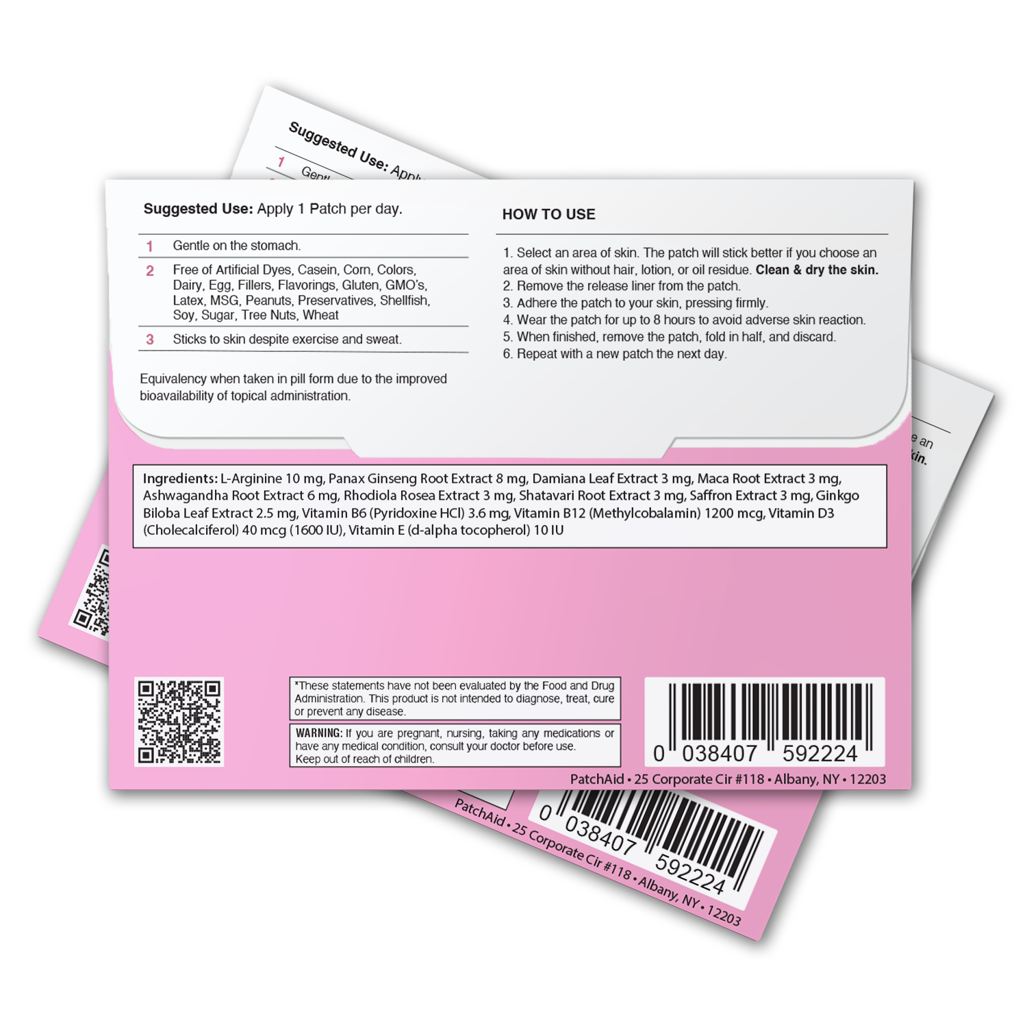 Awaken Her Female Libido Patch - Desire & Energy Support: 12-Pack with Display Case - Image 3