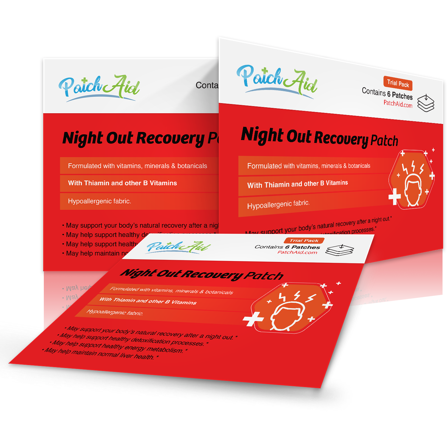 Night Out Recovery Patch - Fast Recovery & Vitamin Support: 12-Pack with Display Case - Image 14
